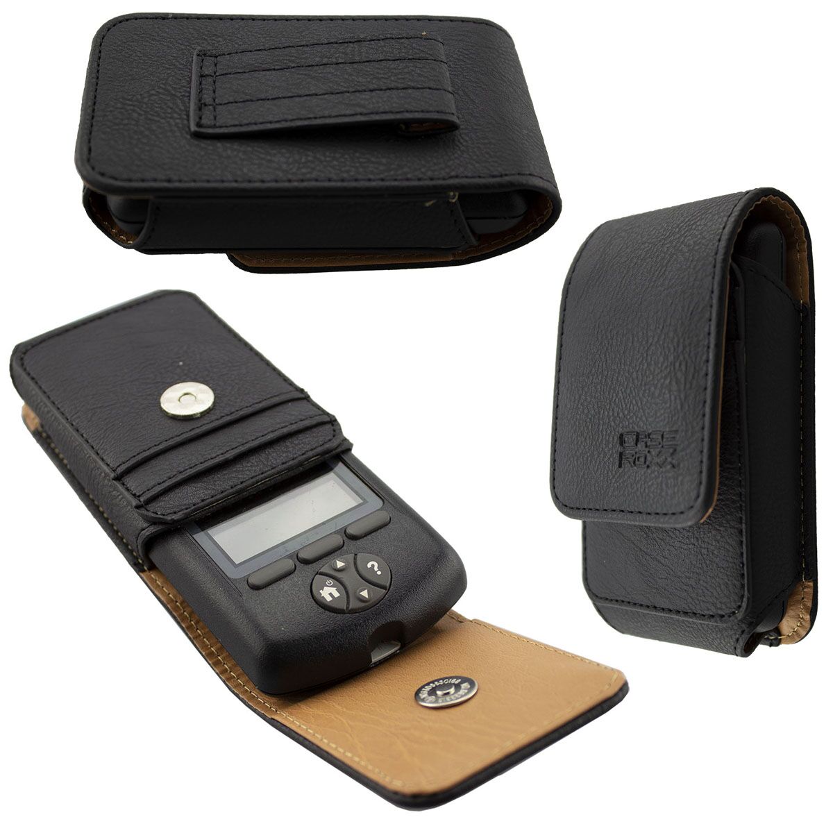 caseroxx sac en cuir avec boucle de ceinture pour Omnipod PD