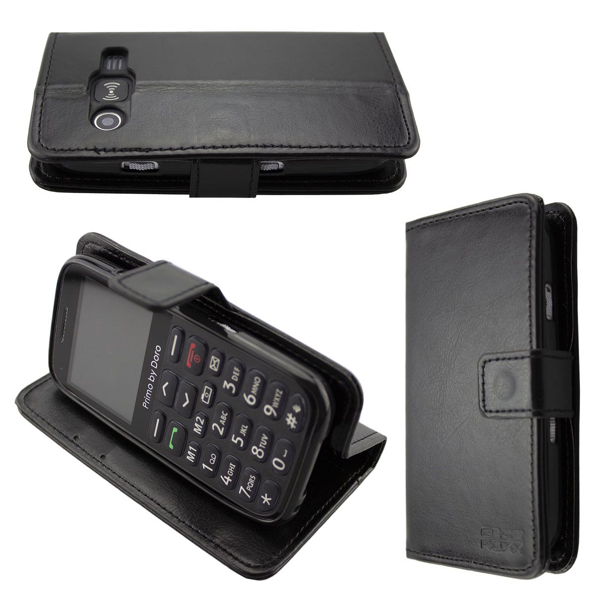 caseroxx Bookstyle-Case for Doro 366 sho box