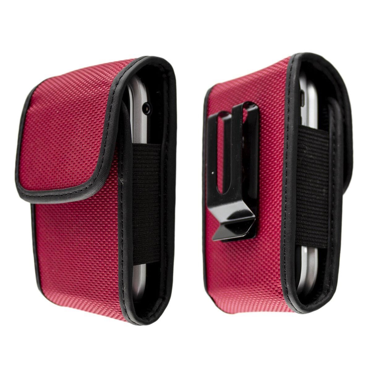 Ledertasche mit Gürtelclip aus Nylo box