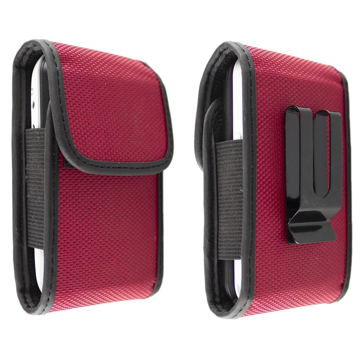 Ledertasche mit Gürtelclip aus Nylo box