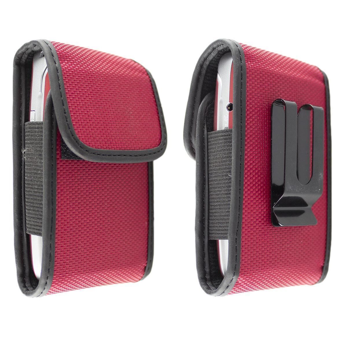 Ledertasche mit Gürtelclip aus Nylo box