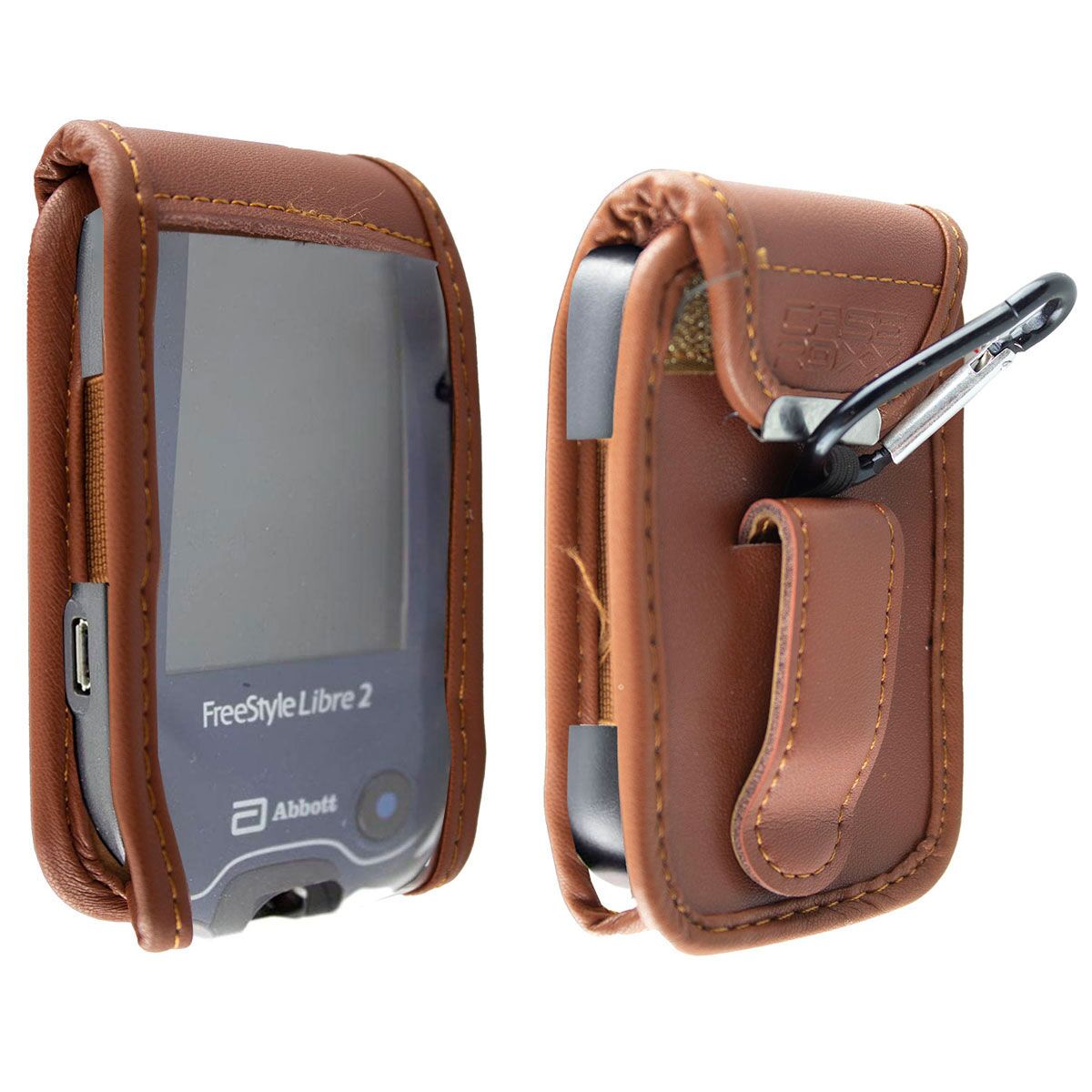 caseroxx Leather-Case with belt clip com box