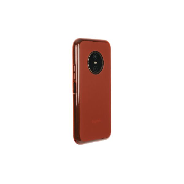Caseroxx Set Custodia Bookstyle + Protezione Schermo Per Doro 8040/8042 - Finta Pelle Rossa