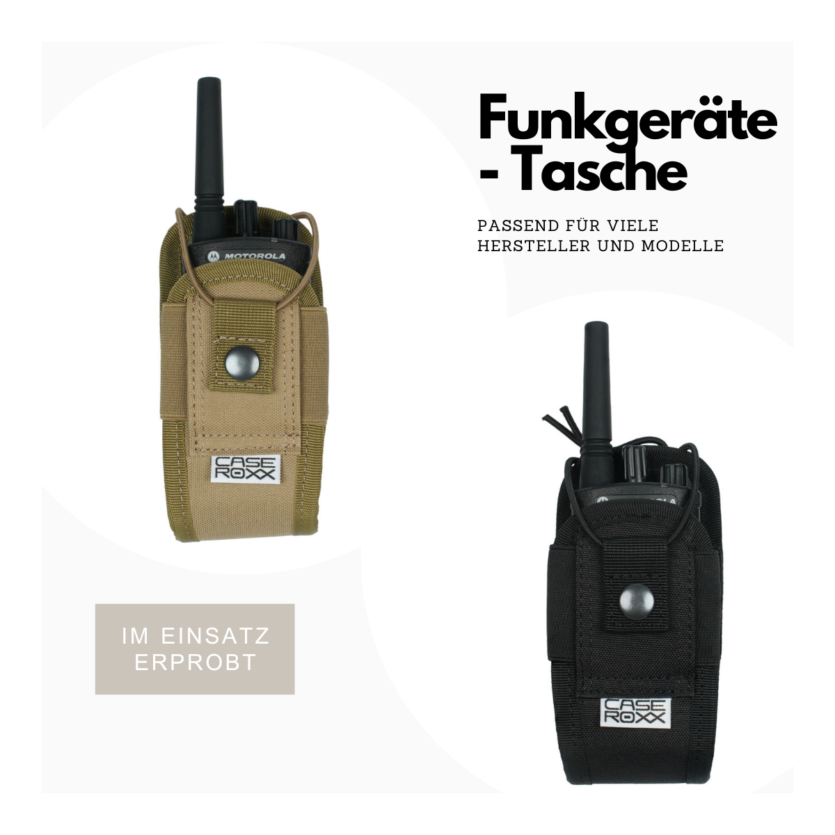 caseroxx radio holster protective case M box