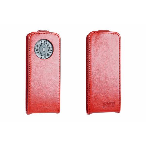 Caseroxx Flip Cover Per Medion Life E5504 MD 99732 – Custodia In Pelle Sintetica Con Chiusura Magnetica, Nero