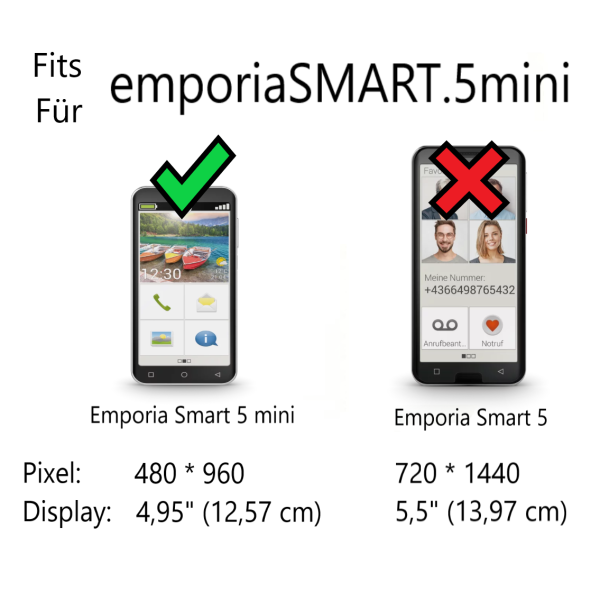 caseroxx Outdoor Tasche für Emporia SMART.2 in blau