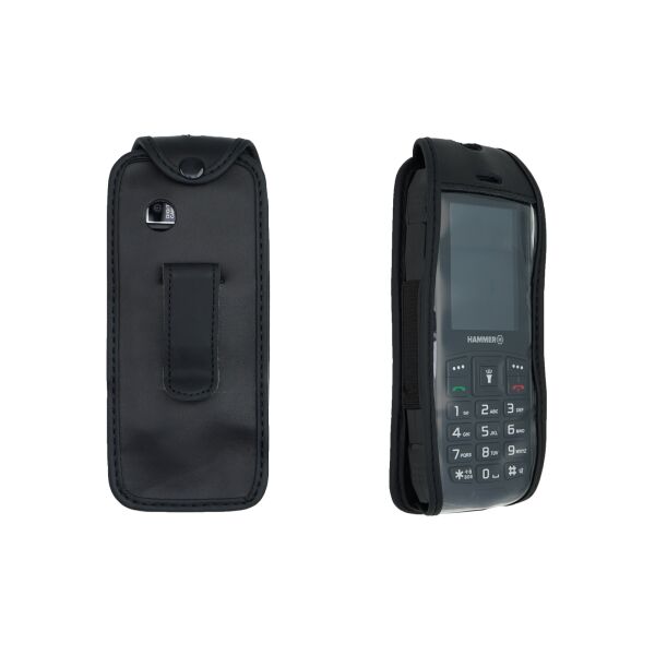caseroxx Outdoor Case for Nokia 7 Plus in black made of real leather