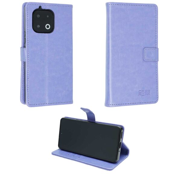 Caseroxx Étui Bookstyle Cuir Artificiel Pour Gigaset GS3 – Protection Antichoc Élégante Avec Fermeture Magnétique Et Poches Cartes – Noir