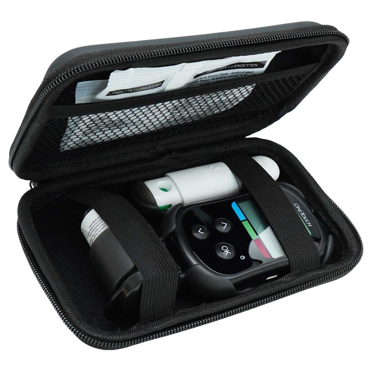 caseroxx 
Blutzuckermessgerät Tasche 
passend für 