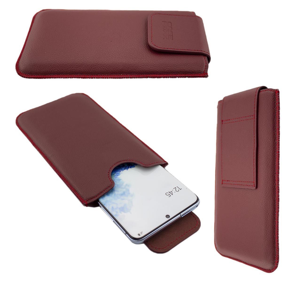 Etui Echtleder Handytasche passend f&uum box